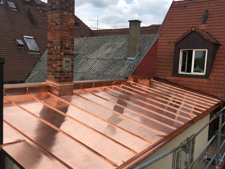 Sanierung Kupferblechdach – Flaschnerei Beck